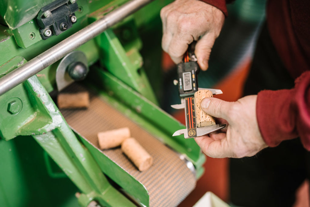 Fabrication de bouchons de liège