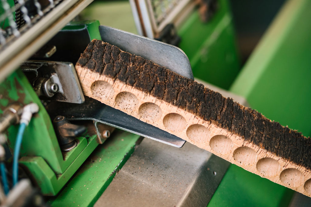 Production of cork stoppers