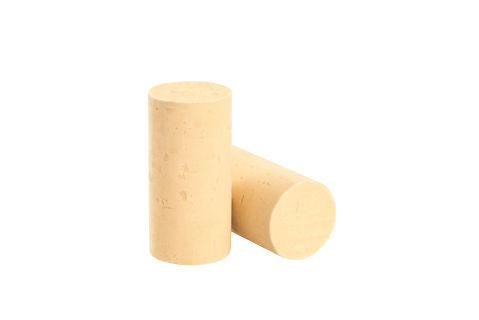 Semi-finished colmated cork stoppers